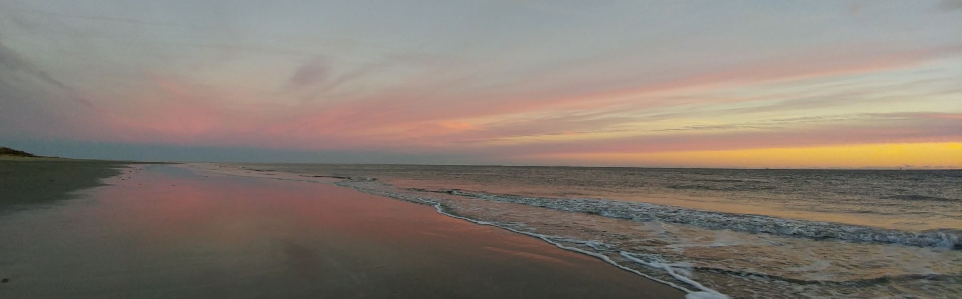 sunset at the beach